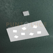 NOTE SOSPENSIONE 7 LUCI ATTACCO GX53 GRIGIO