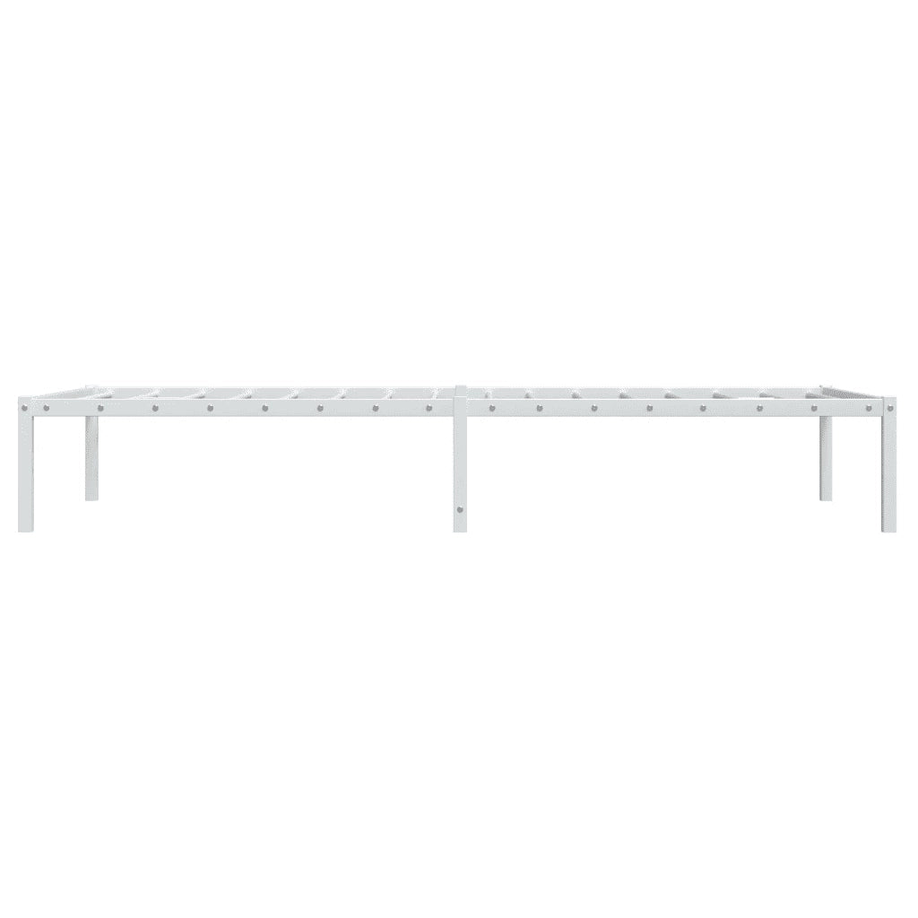 Giroletto-Struttura Letto in Metallo Bianco 90x190 cm