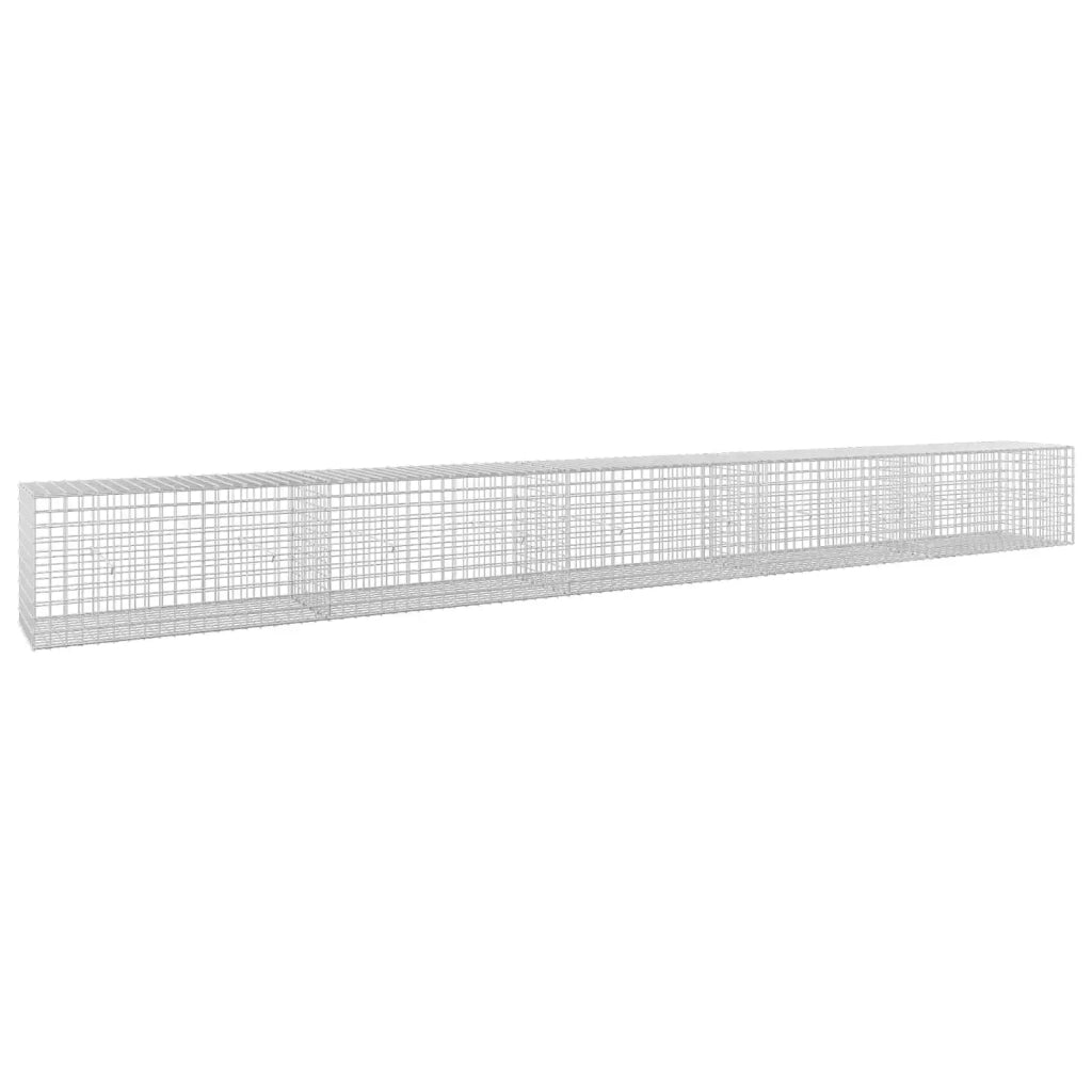 Gabione con filo da 5 mm e rete da 5x5 cm 500x50x50 cm 3464236