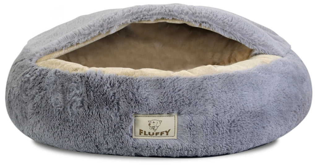 AIO FACTORY 80 cm FLUFFY Letto per cani personalizzabile grigio chiaro impermeabile
