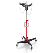 Cric Idraulico Telescopico GW-0.5 500 kg per Garage Sollevatore con Pedale Altezza 1270-2020 mm