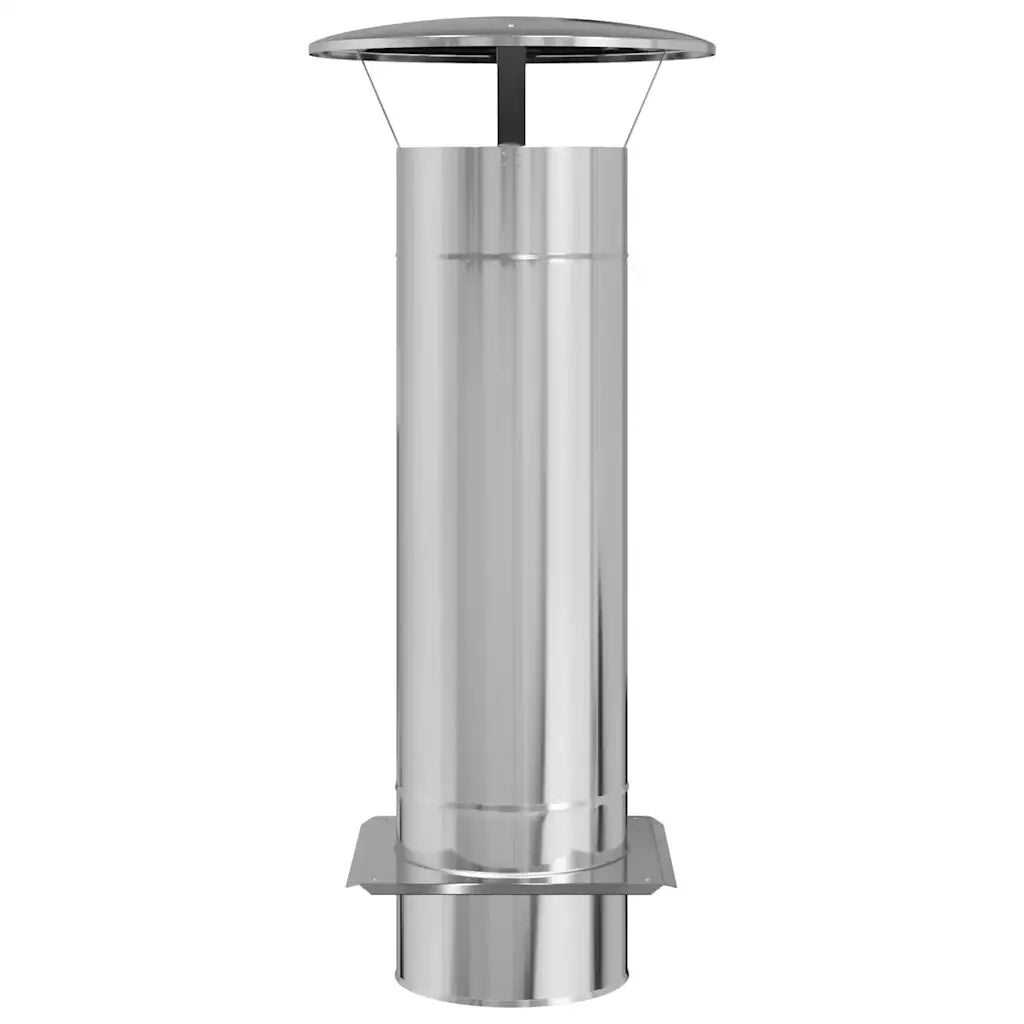 Estensione Camino Argento 35 x 35 x 82 cm Acciaio inossidabile 42008450