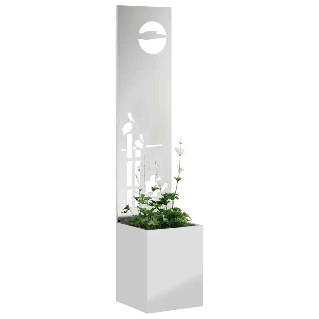 Schermo per privacy in giardino Traforo Argento 32 x 150 cm 876404