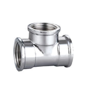 TEE FFF IN OTTONE CROMO IBP- 1/2 -CONF- FAIDF- pezzi 1