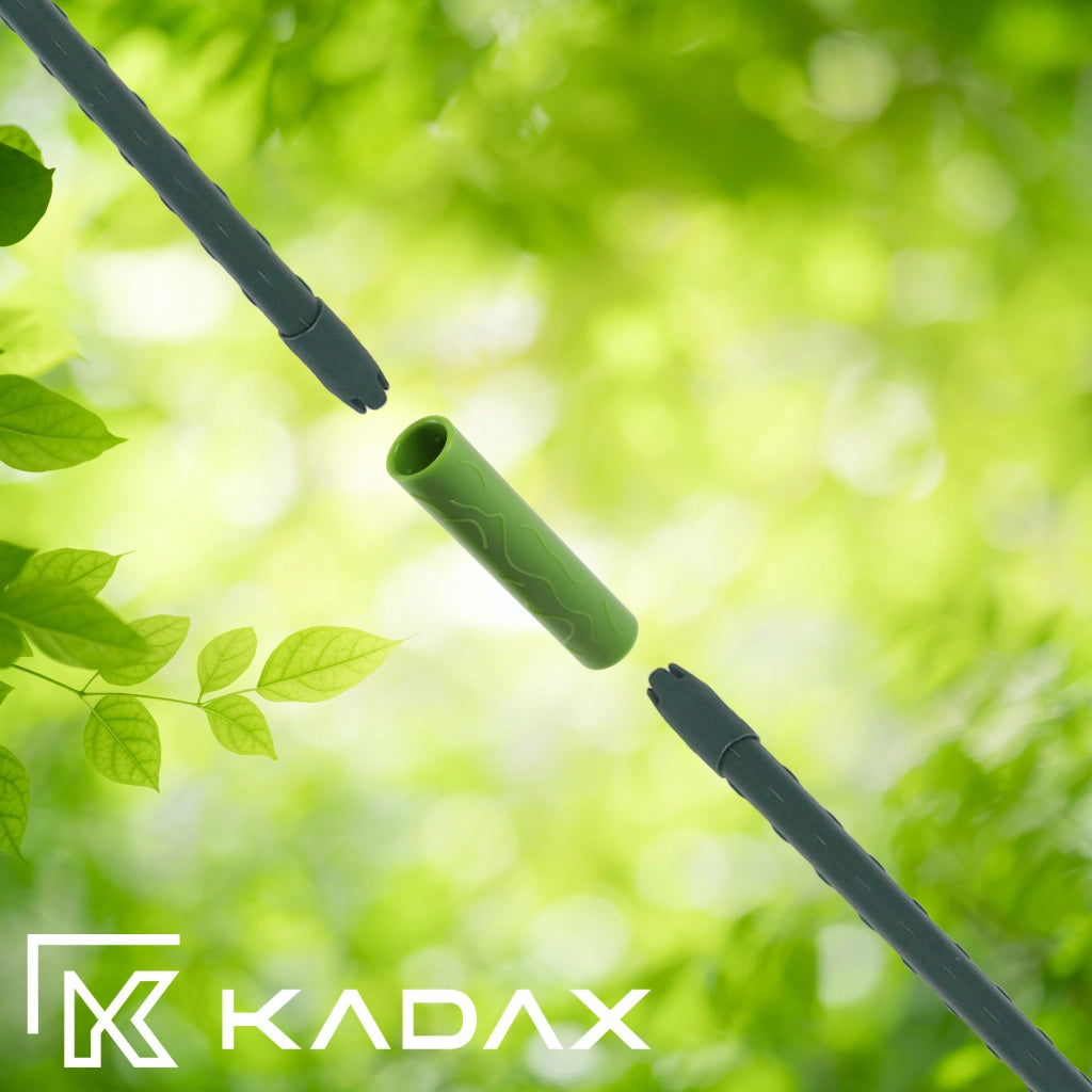 Connettore dritto KADAX per pali da giardino da 11 mm, supporti in metallo, 10 pezzi