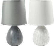 LAMPADA ABAT JOUR DA TAVOLO CON PARALUME GIADA LIPARI 33CM ASSORTITO