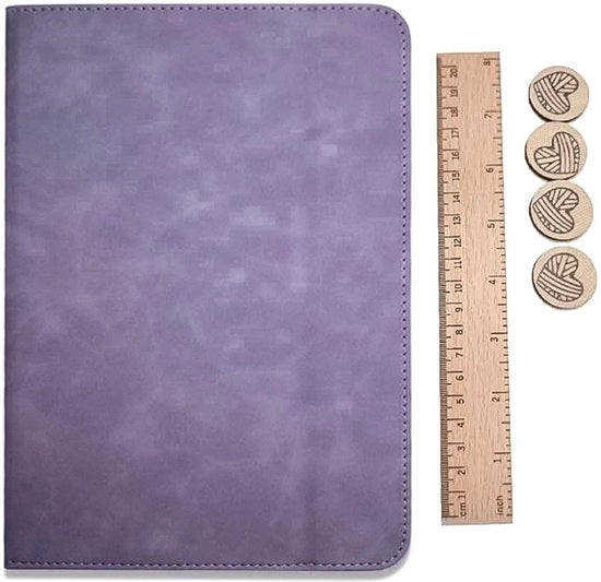 Supporto per Carte Opportuno Design - Ricaricabile - Ospita Carte Magnetiche - Accessori per Fai da Te - Formato Compattibile - Ideale per Appassionati di Maglia e Ricamo - Dimensioni 26,2 x 17,5 x 2 cm