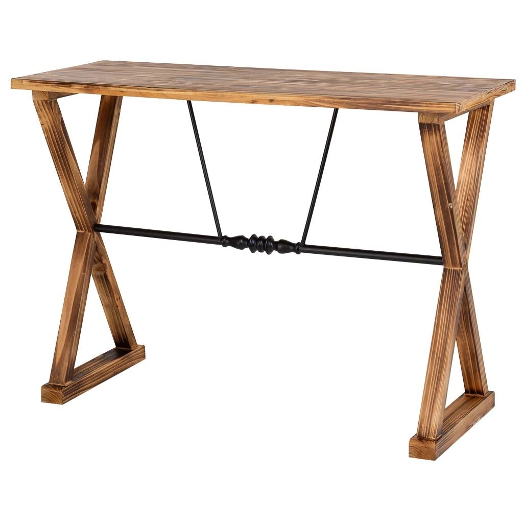 Console in legno e metallo 106x40x76,5h cm
