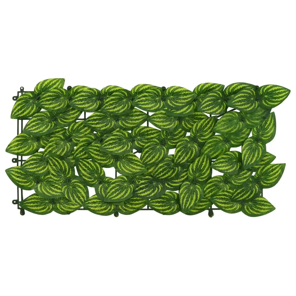 Paravento da Balcone | Schermo per balcone con foglie Verde e Giallo 400 x 150 cm