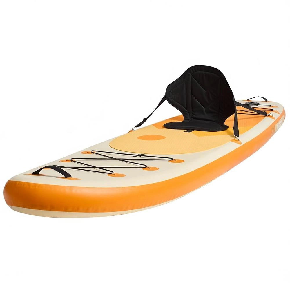 Tavola Paddle Gonfiabile con Sedile 323x83.8x15.2cm SUP Ultraleggera con Pompa Pagaia Pinna Zaino e Guinzaglio