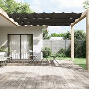 Paravento Verticale Antracite 180x1000 cm Tessuto Oxford 148225