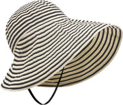 Cappello da spiaggia per donne, pieghevole, cappello da sole estivo con protezione UV