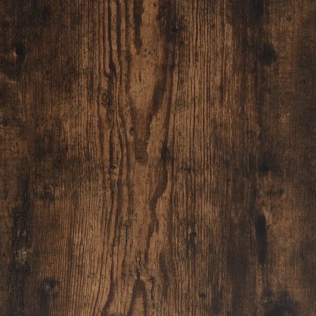 Scaffale TV a Parete-Mensole a Muro Rovere Fumo 125x18x23 cm Legno Multistrato