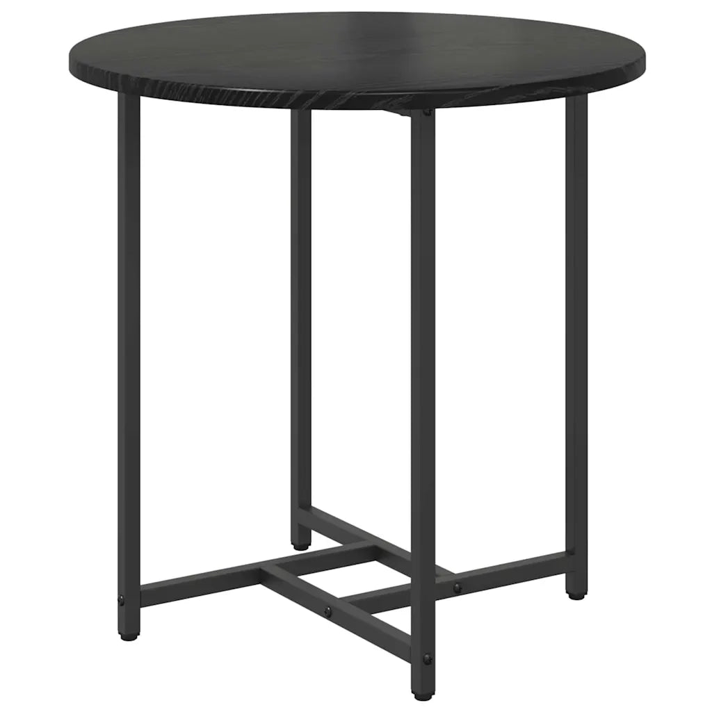 Set tavolini 2 pz | Tavolo laterale Rovere Nero