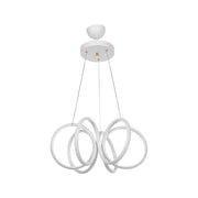 Lampada a sospensione LED forma spirale Ilya MDL4439 colore bianco