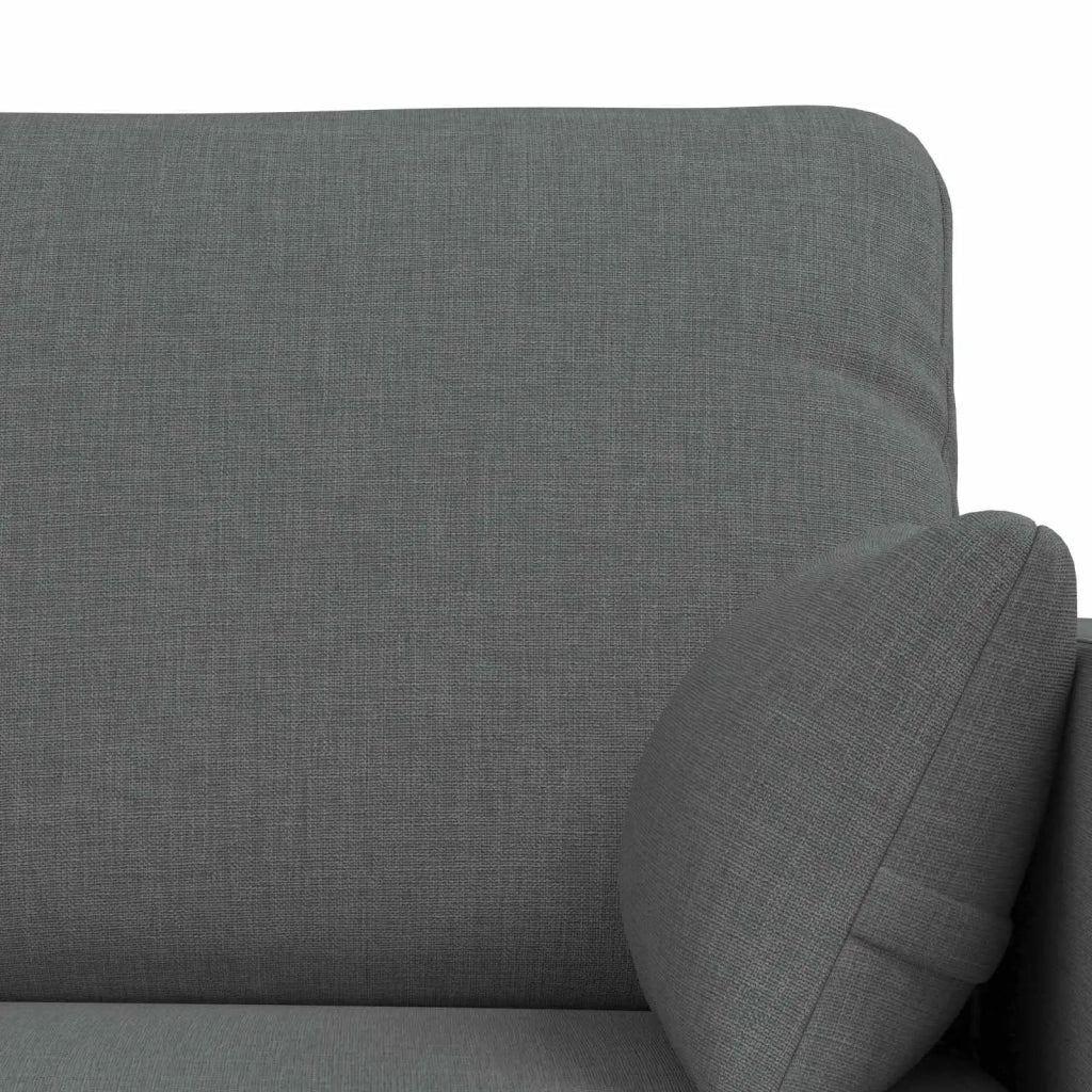 Set di divani 2 pcs Grigio scuro 158 x 78 x 80 cm Tessuto 3407538