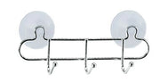 Appenditutto Multiuso con Ventosa in Acciaio Inox Hooky 3 Ganci Artex