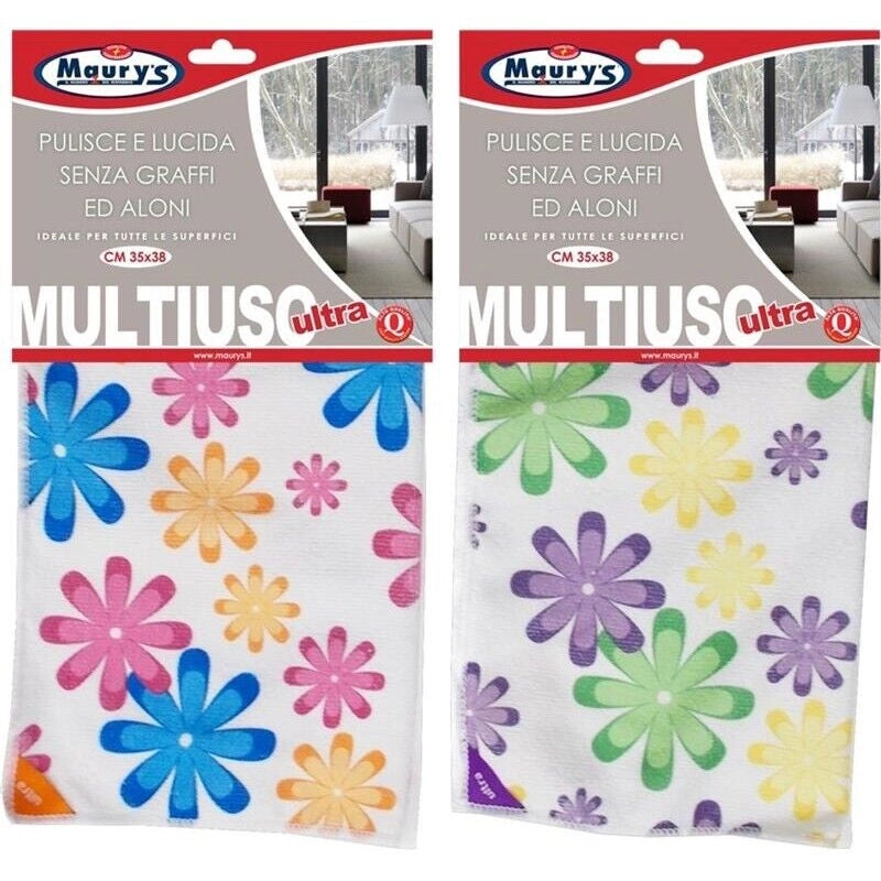 KIT SET 3 PZ MAURY'S PANNO MULTIUSO ULTRA 35X38CM