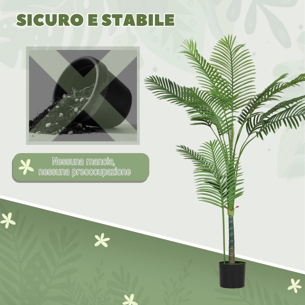 Palma Areca Finta ¨C Minimal ¨C Verde 150 cm con Vaso