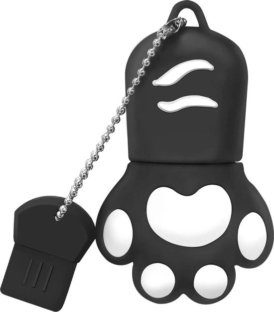 Penna USB 2.0 128 GB - Mini flash drive giocoso con gatto - Alta capacità