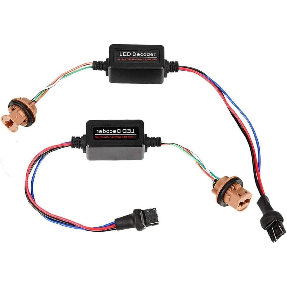 Trade Shop - Coppia Decodificatore Fari A Led Per Auto T20 Errori Centralina Antisfarfallio -