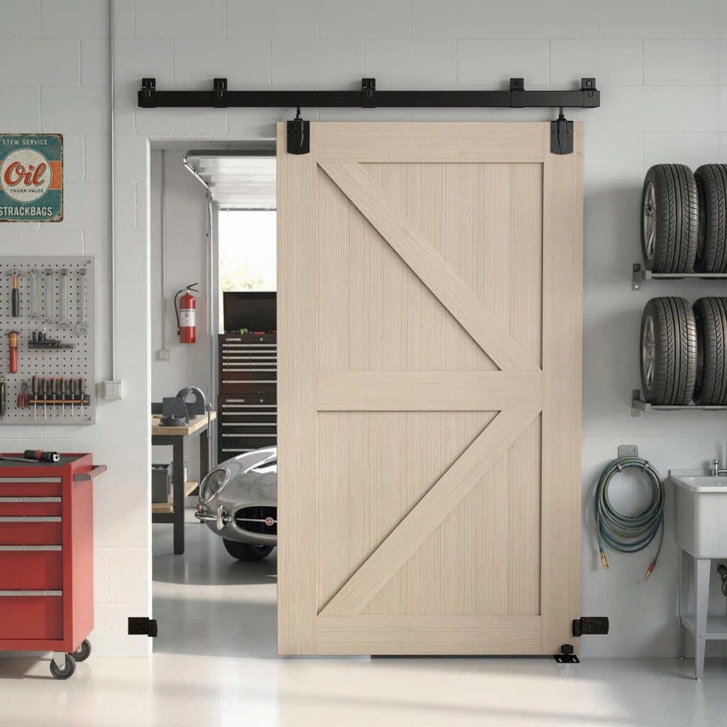 Set Ferramenta Porte Scorrevoli ¨C Minimal ¨C 183 cm Nero