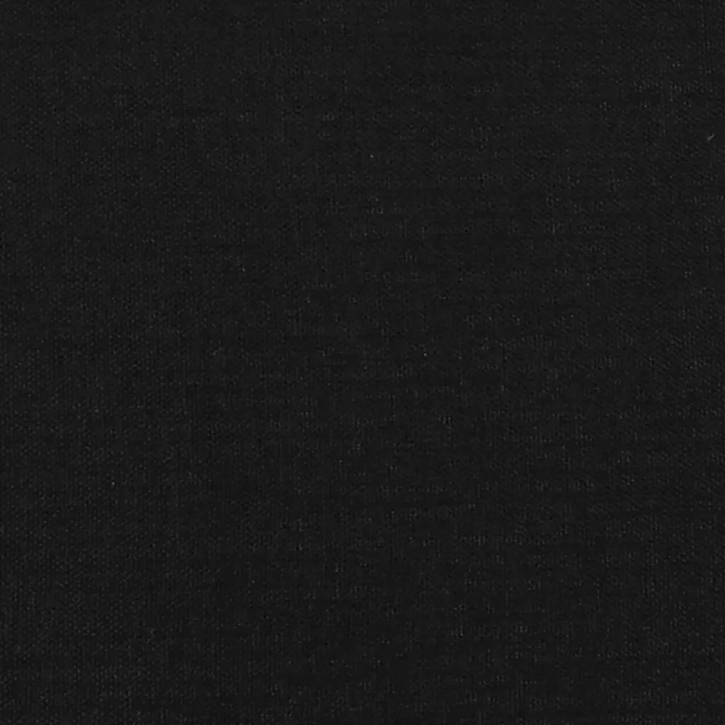 Letto singolo | Letto per adulti | Giroletto senza Materasso Nero 90x190 cm in Tessuto