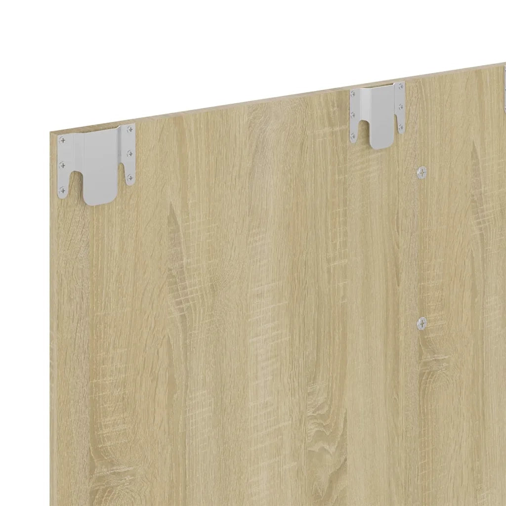 Mobile TV a Muro Rovere Sonoma 120x23,5x90 cm Legno Multistrato