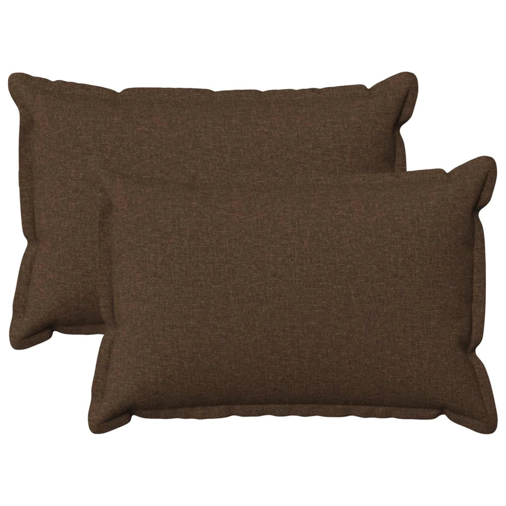 Cuscino 2 pz HOUTEN Marrone 30 x 50 cm Lino 932135