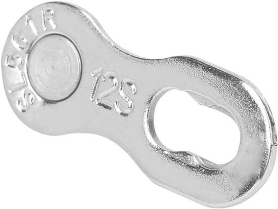 Catenaccio - Rimpiazzabile - Acciaio - Quick-Link - Pezzo di connessione - 4 pezzi - Riparazione - 12 velocità - Adatto per catenaccio - Color argento