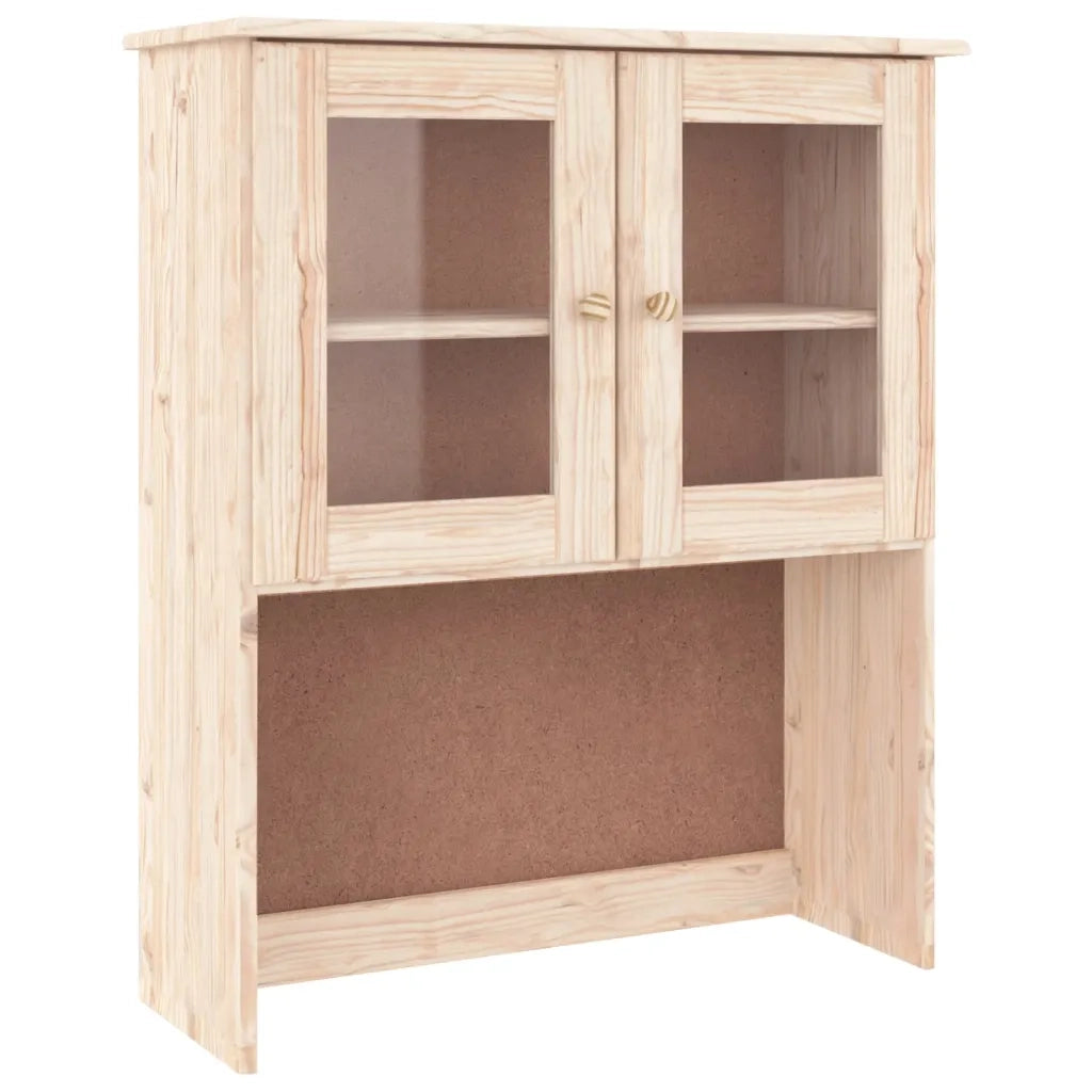 Credenza | Madia | Buffet da pranzo | Armadio da pranzo ALTA 77x35x188 cm in Legno Massello di Pino