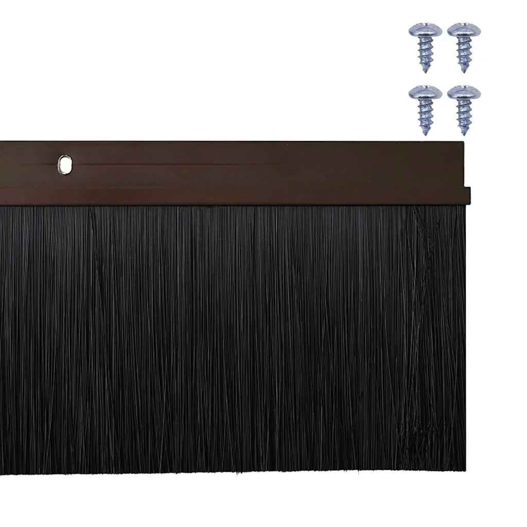 Spazzole per porte a vite 6 pz Marrone 100 cm CFW4454530