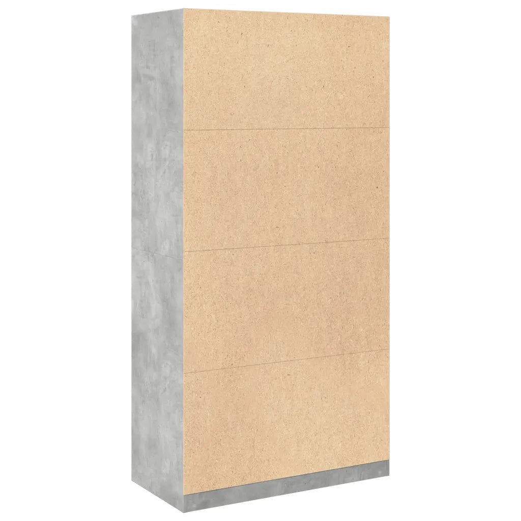 Armadio Grigio Cemento 100x50x200 cm in Legno Multistrato CFW4529035