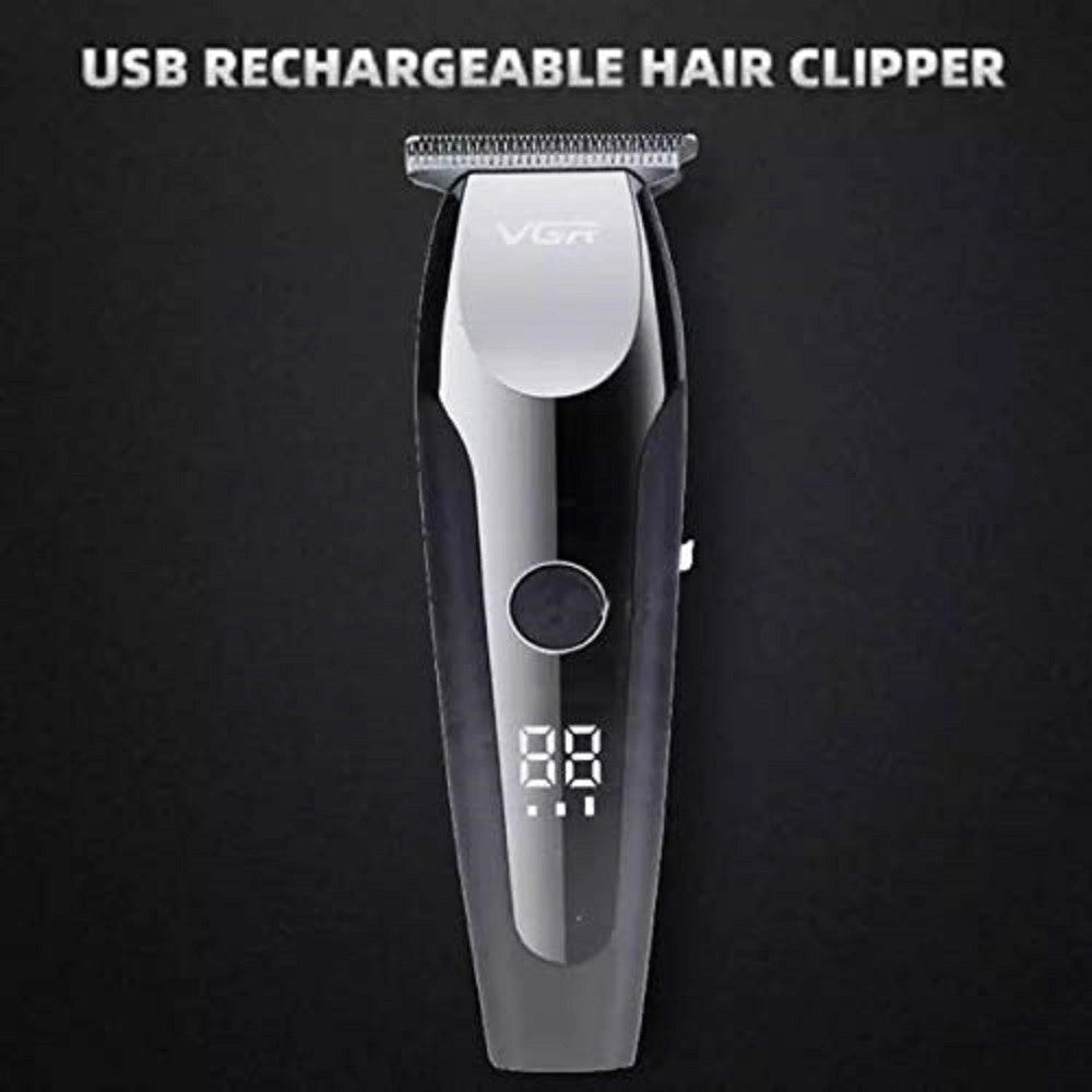 Tagliacapelli Elettrico Professionale Trimmer Barba Ricaricabile Pettini V-059