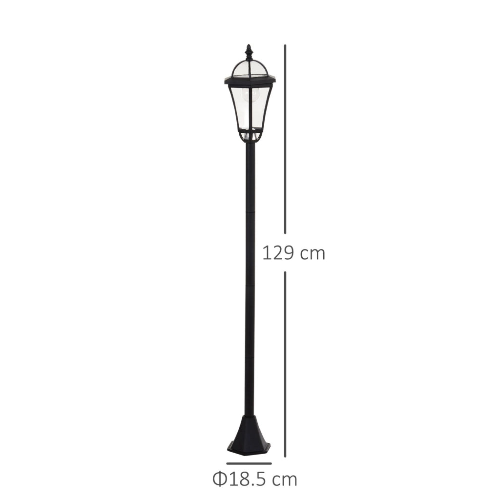 Lampioni solari da giardino 2 pezzi LED bianchi in ABS nero IP44 con accensione automatica e risparmio energetico