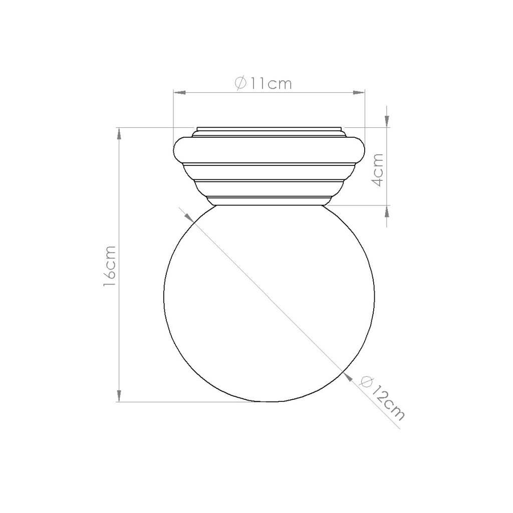 Lampada da soffitto ZORI bianco IP44