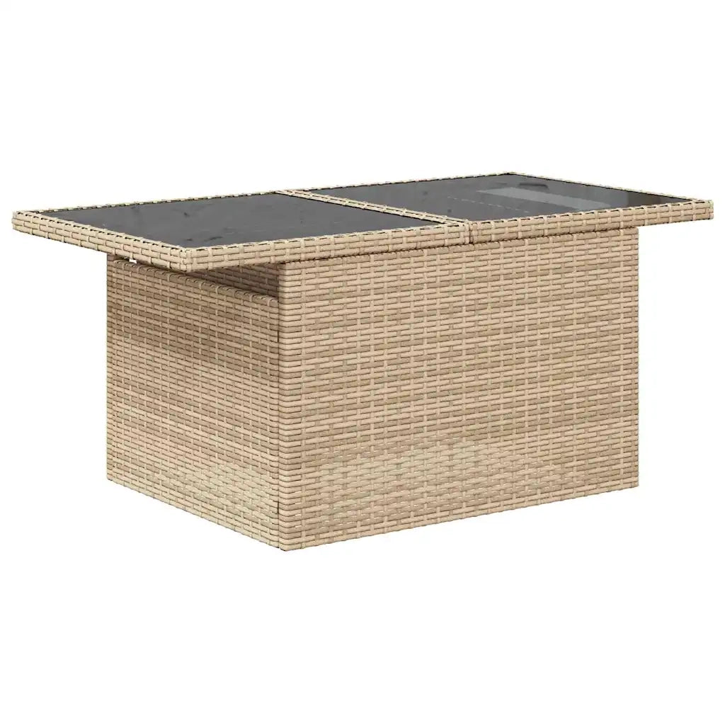 Set Divano da Giardino 6 pcs Beige e Grigio Chiaro polyrattan 3348916