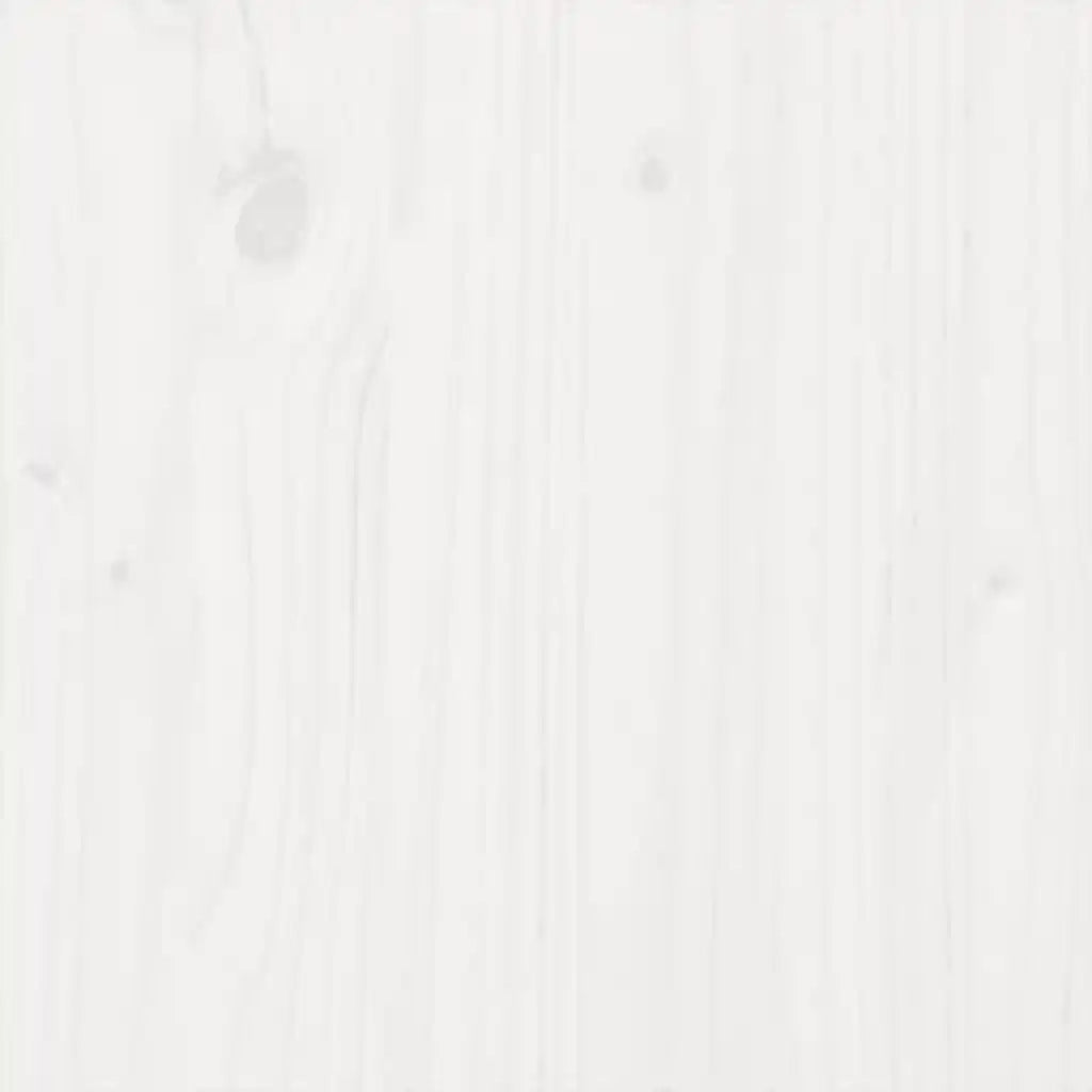 Giroletto-Struttura Letto Bianco in Legno Massello 90x190 cm Single 231524