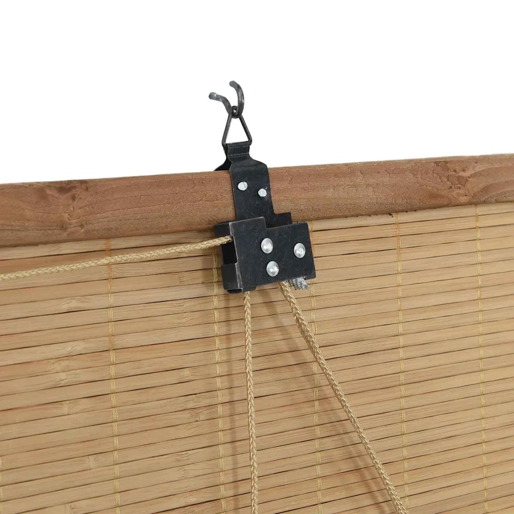 Tenda a rullo con tende Marrone 150 x 160 cm Bambù 42006860