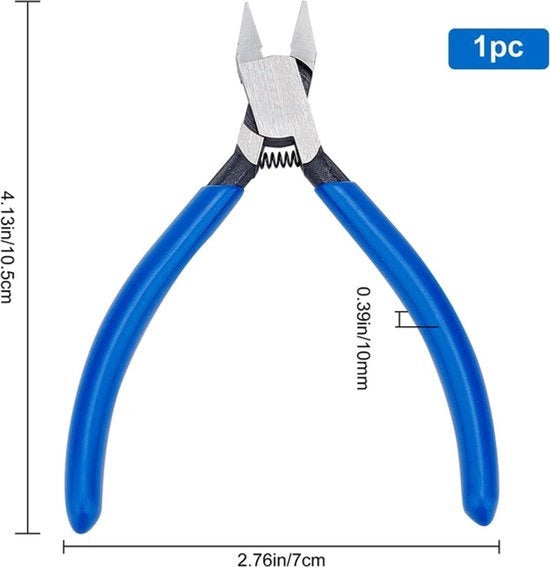 Taglierini a filo piano per acciaio - Taglierini per snodi di filo - Punti affilati e precisi - Lame sottili - Taglierini elettrici per fili micro - Riparazione elettronica - Taglierini per uso quotidiano.
