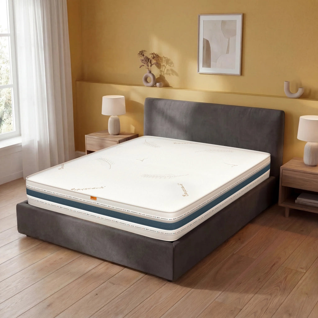 Materasso 160x200, Alto 30 cm - Matrimoniale, Memory, Sfoderabile, in Bayscent | Cabrio