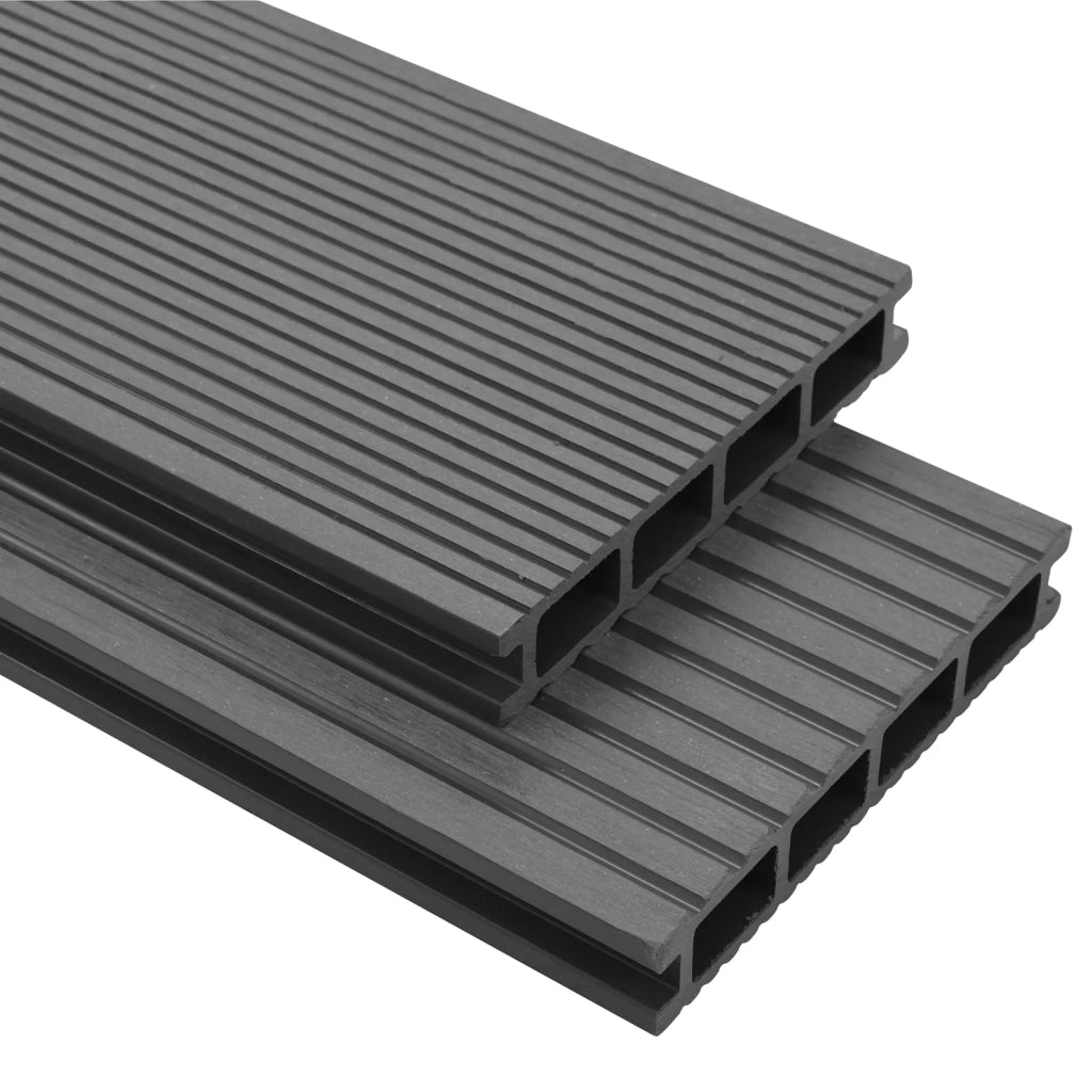 Pavimento da Deck 24 pcs Grigio WPC 3444713