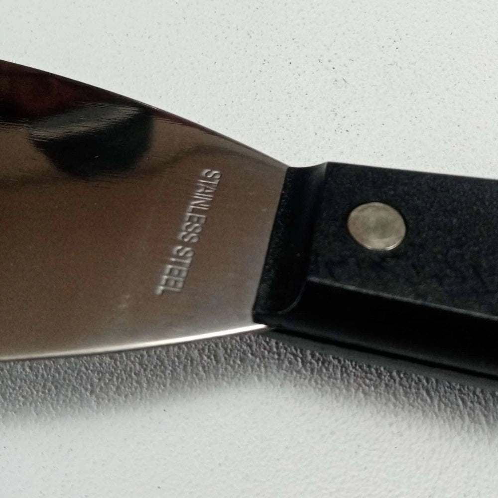 Fiorellini spatola raschietto inox da 60mm con manico in legno