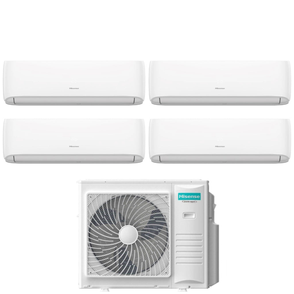 Condizionatore Quadri Split Hisense Hi-Comfort 9+9+9+18 con 5AMW105U4RQC R-32 Wi-Fi Integrato