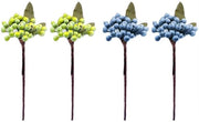 Steli di More di Falso - 4 pezzi - Ramificazioni Realistiche - Fiori - Decorazione di Casa - Matrimonio - Aspetto Realistico - Falso More di Bosco
