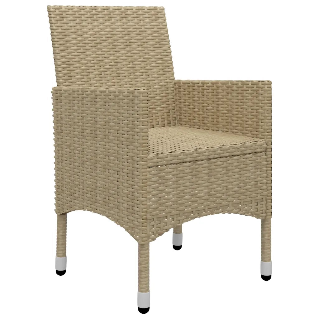 Set da Pranzo da Giardino 9 pz Beige 3067861