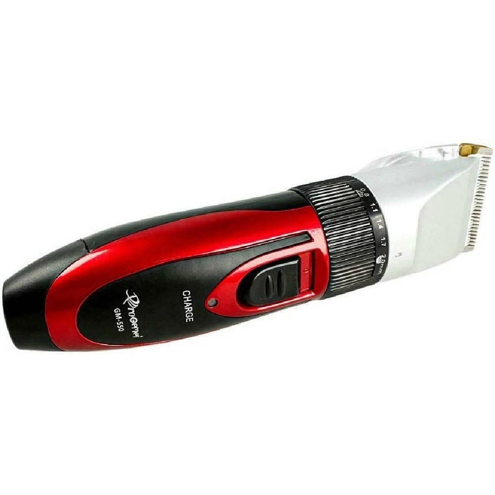 Trade Shop - Tagliacapelli Professionale Rasoio Elettrico Doppia Batteria Ricaricabile Gm-550 -