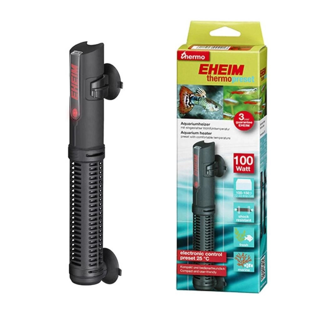 Eheim ThermoPreset - Riscaldatore pretarato ad elevata precisione Wattaggio Riscaldatori e lampade terrario: 100W