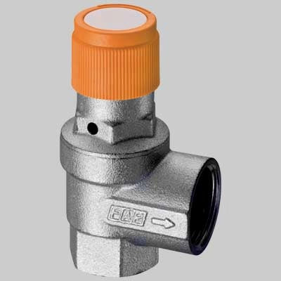 VALVOLA DI SICUREZZA PER IMPIANTI SOLARI FAR  1/2 Bar 5,0     FAR