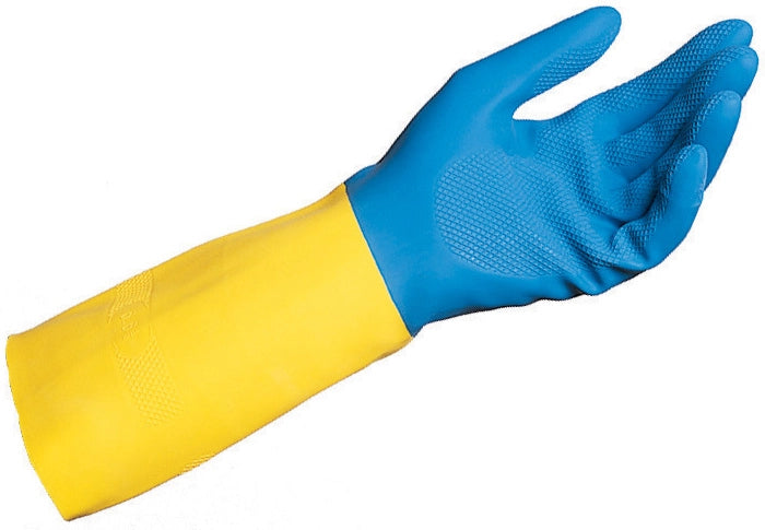 Mapa GUANTI IN NEOPRENE DUO-MIX 405 Col. Blu/giallo tg. 8 10.00 paia